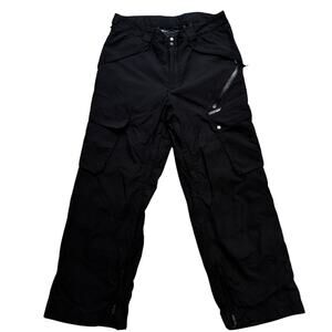 Sims Snow Pants Men's Large Black Snowboarding Adjustable Waist Skiing